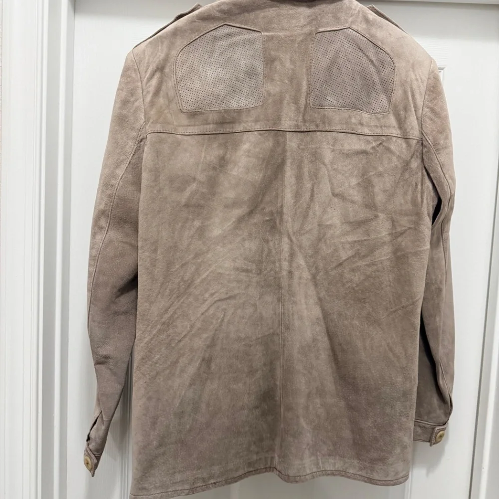 Vintage 1970s Suede Leather Jacket – Montreal Leather Garment, Made in Canada, L